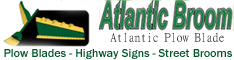 atlantic broom plow blades street sweeper brooms taunton mass bow nh