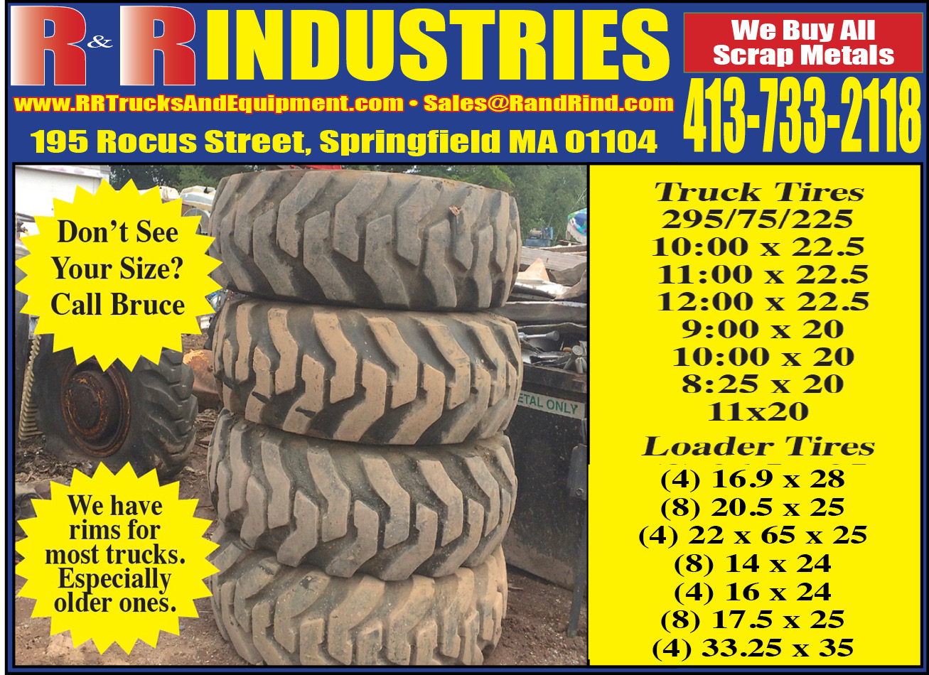 TRUCK TIRES AND LOADER TIRES Truck and Equipment Post Ads