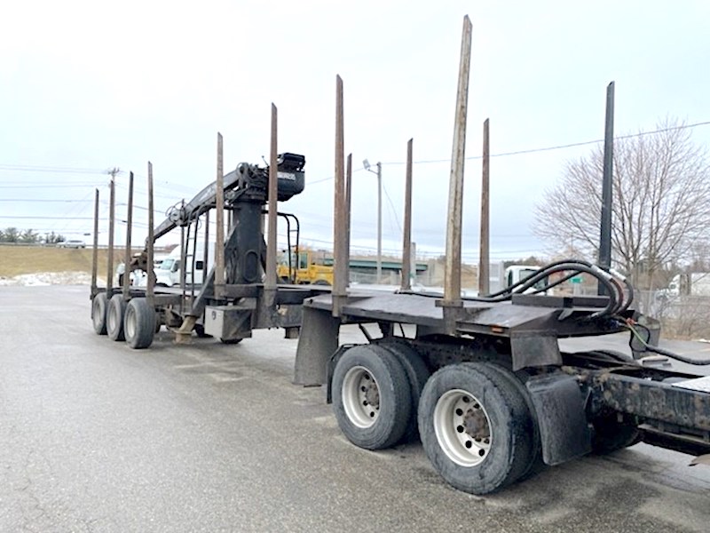 USED CENTER-MOUNT LOG TRAILERS