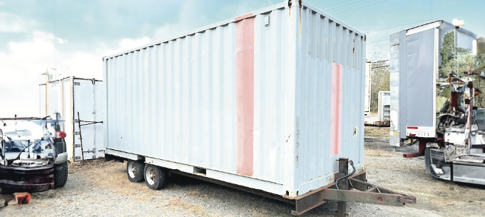 20’ CONTAINER ON WHEELS