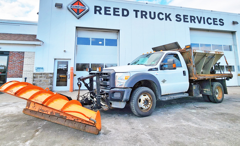 2013 Ford F450 DUMPING FLATBED w/Plow & Sander
