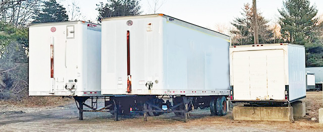 2002 GREAT DANE 28’ DRY FREIGHT TRAILER & 12′ DRY FREIGHT BODY