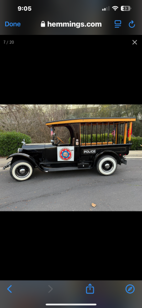 1925 DODGE PADDY WAGON.