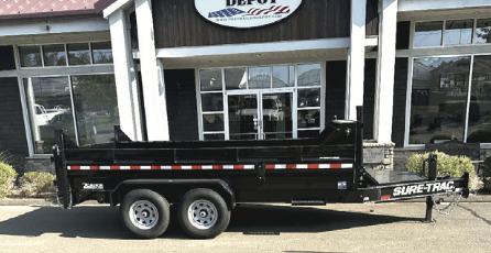 SURE-TRAC 15.4K PRO SERIES TELESCOPIC DUMP TRAILER