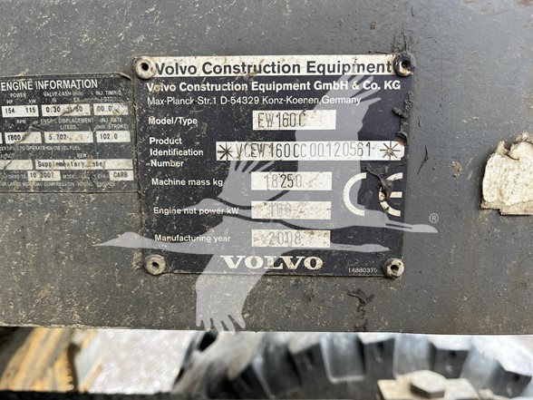 2008-VOLVO-EW160C-stkEQ0438824-1 2008-VOLVO-EW160C-stkEQ0438824-1