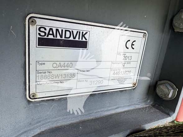 2013-SANDVIK-QA440-stkCON-1886SW13135-1 2013-SANDVIK-QA440-stkCON-1886SW13135-1