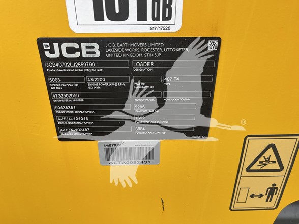 2018-JCB-407-stkEQ0429396-1 2018-JCB-407-stkEQ0429396-1