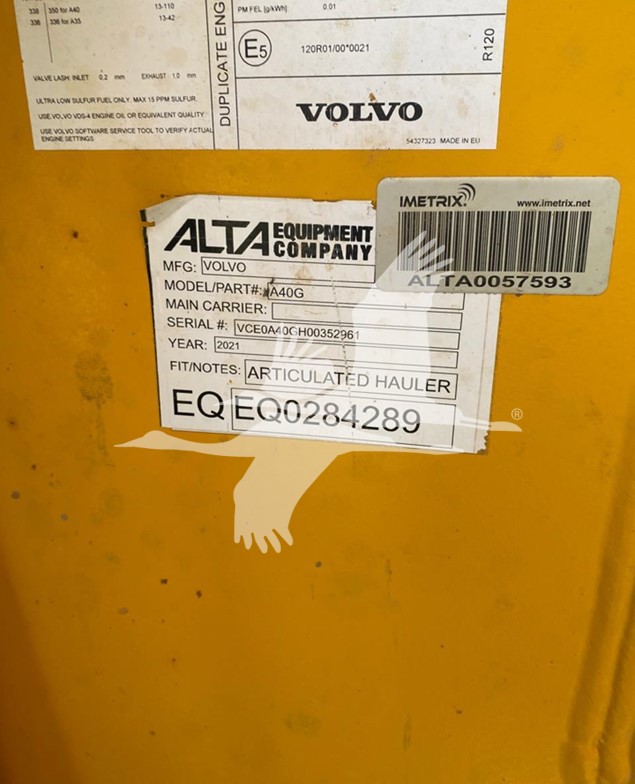 2021-VOLVO-A40G-stkEQ0284289-4 2021-VOLVO-A40G-stkEQ0284289-4