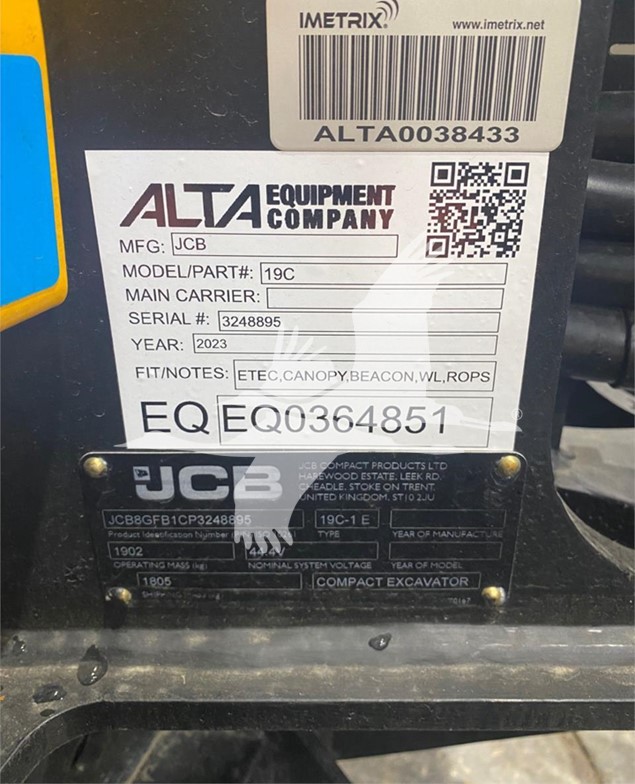 2023-JCB-19C-1E-stkEQ0364851-8 2023-JCB-19C-1E-stkEQ0364851-8