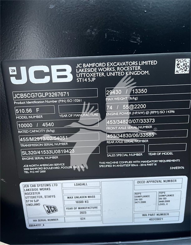 2023-JCB-510-56-stkEQ0334472-5 2023-JCB-510-56-stkEQ0334472-5