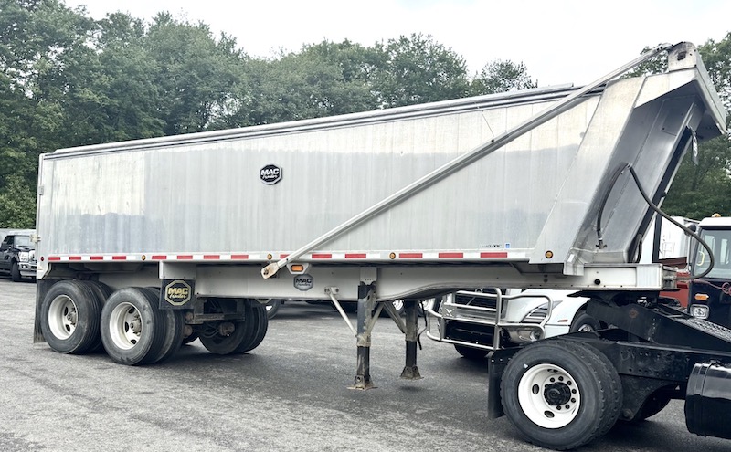 2012 MAC 28’ ALUMINUM DUMP TRAILER