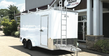 EZ Hauler 7K ENCLOSED CONTRACTORS TRAILER