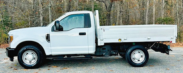 2018 FORD F250 SD 8’ ALUMINUM FLATBED