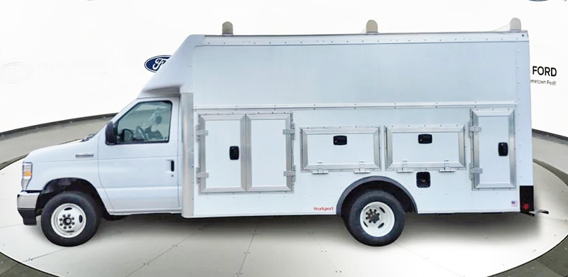 2025 FORD E-450SD 14’ ROCKPORT WORKPORT UTILITY
