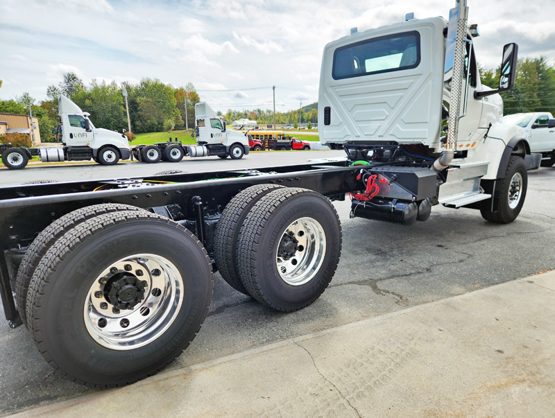 Dump Body Being Installed Dump Body Being Installed