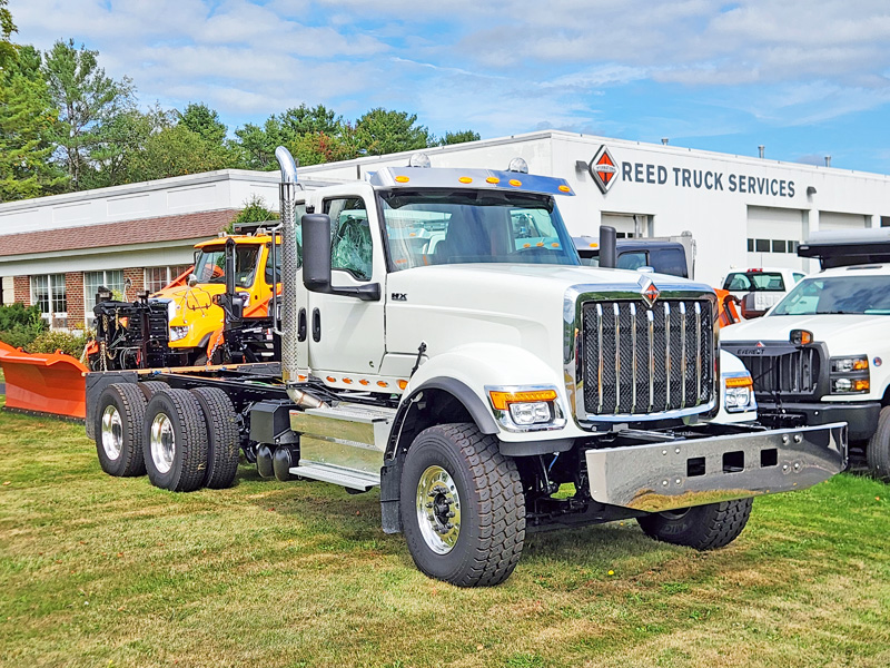 Dump Body Being Installed Dump Body Being Installed