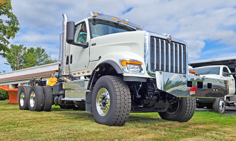 Dump Body Being Installed Dump Body Being Installed
