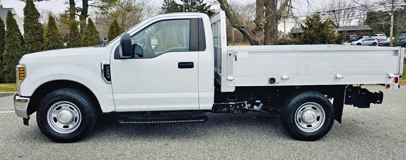 2019 FORD F250 SD 8’ ALUMINUM FLATBED W/FOLDDOWN SIDES