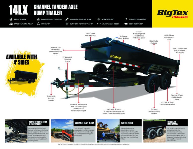 2026 Big Tex Trailers 14LX 14LX-14