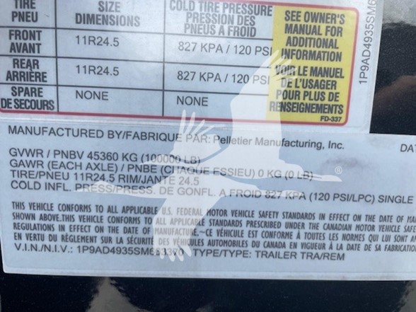 2025 PELLETIER 353320