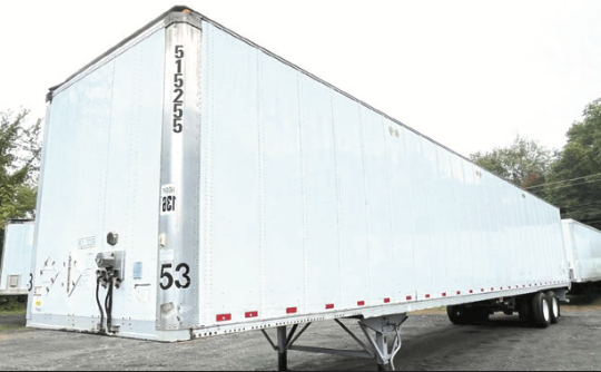 2015 STOUGHTON 53’ X 102” X 13’6”.