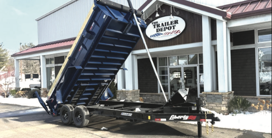 LIBERTY 15.4K TELESCOPIC DUMP TRAILER.