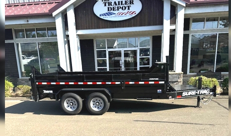 SURE-TRAC PRO SERIES 15.4K TELESCOPIC DUMP TRAILER