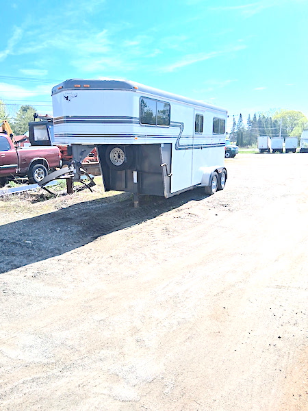 HAWK GOOSENECK 2 HORSE TRAILER