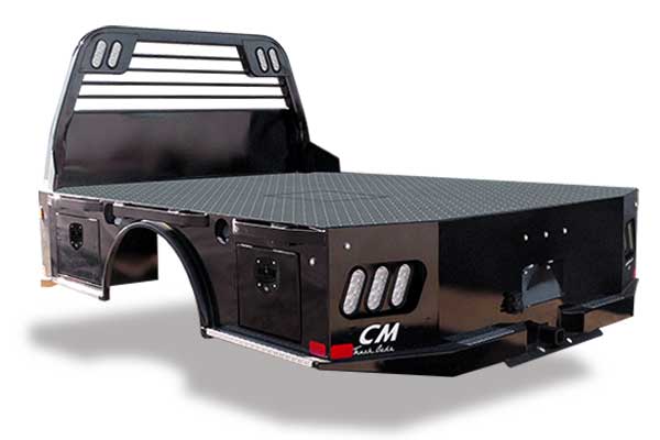 CM SK Skirted Flat Bed Gooseneck and Receiver Hitch