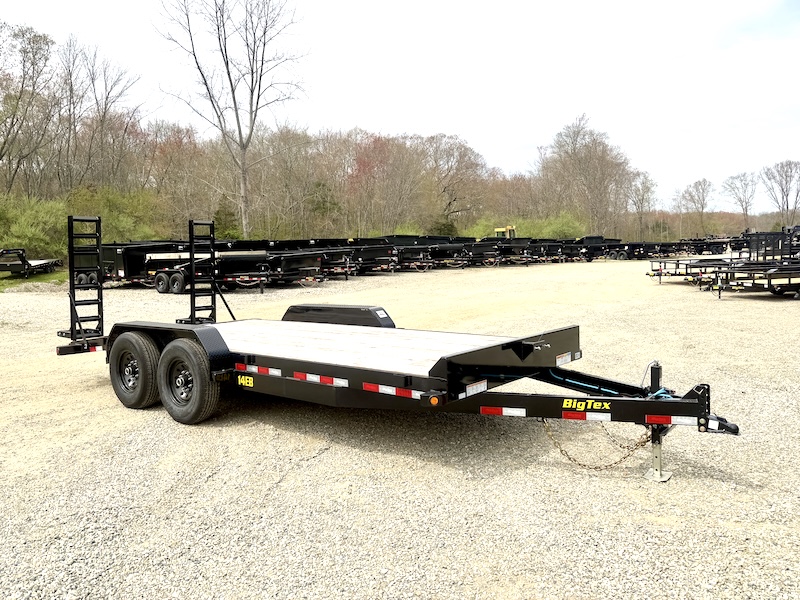 BIG TEX14EB 83 x 18 with Stand-Up Ramps