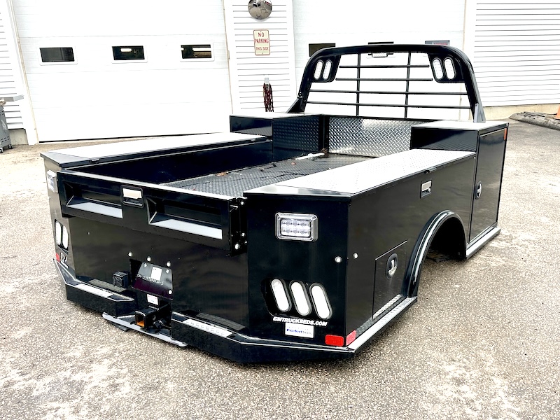 CM Steel Tradesman Low Pro Service Body with Gooseneck & Receiver Hitch