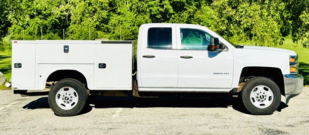 2019 CHEVY 2500 DOUBLE CAB 8’ UTILITY 4X4