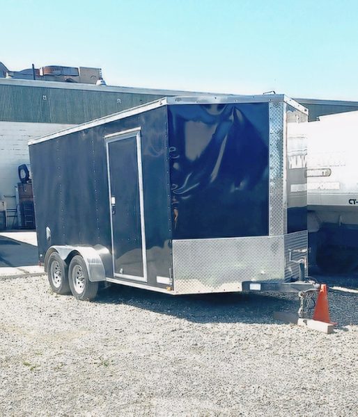 2021 ANVIL AT7X14TA2 V-NOSE BOX TRAILER