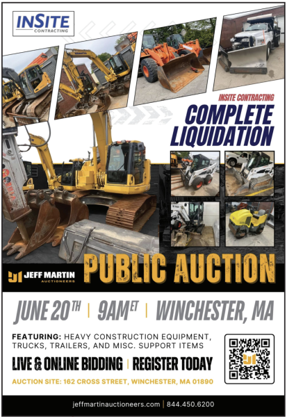 Complete Liquidation, June 20th /9AM/ Winchester, MA