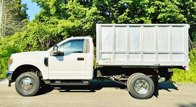 2021 FORD F350 9’ DURAMAG ALUMINUM LANDSCAPER DUMP 4X4