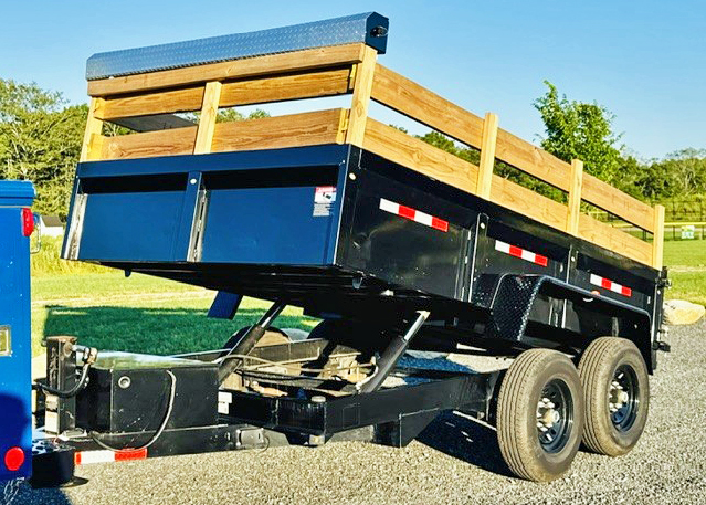 2025 B WISE 12’ DUMP TRAILER