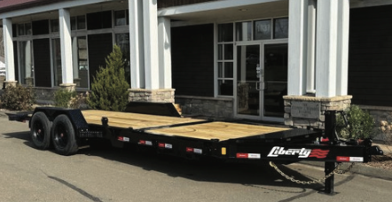 LIBERTY 17.5K SPLIT DECK I-BEAM TILT TRAILER.