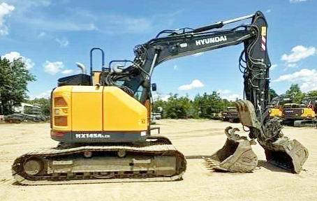 2022 HYUNDAI HX145A LCR CRAWLER EXCAVATOR