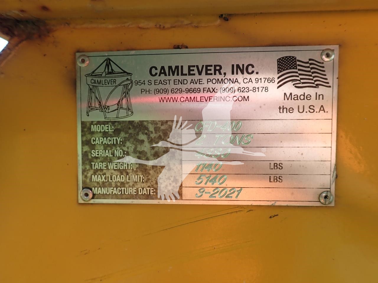 2021-CAMLEVER-CFD-400-M380-4 2021-CAMLEVER-CFD-400-M380-4