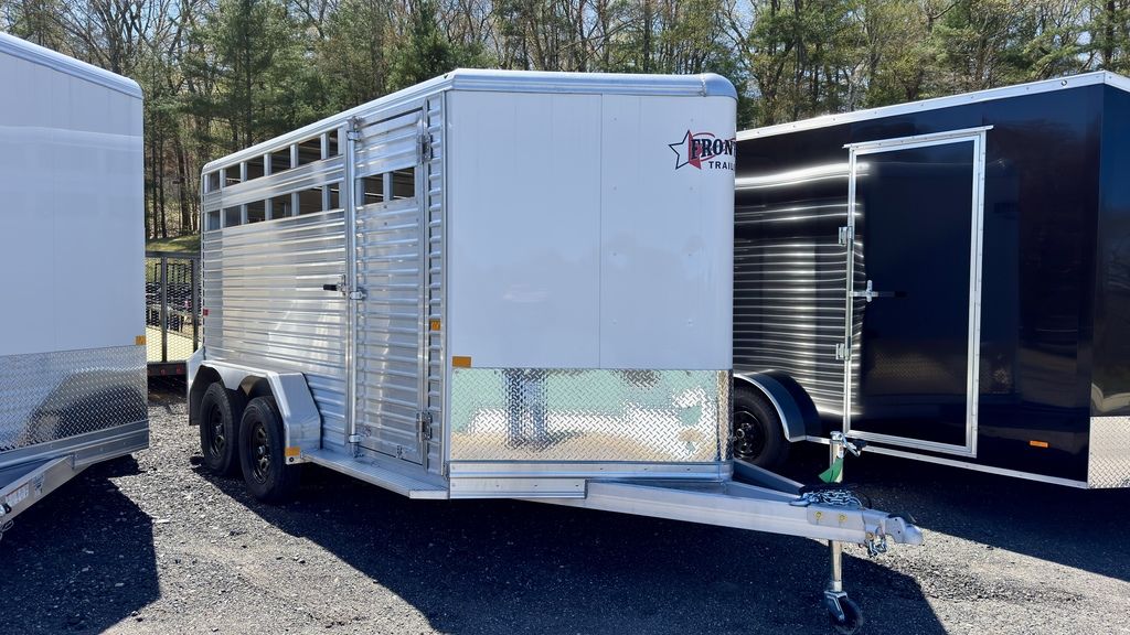 2026 Frontier Aluminum Trailers Livestock Lite Bumper Pull Series 14'7" T16174 2026 Frontier Aluminum Trailers Livestock Lite Bumper Pull Series 14'7" T16174