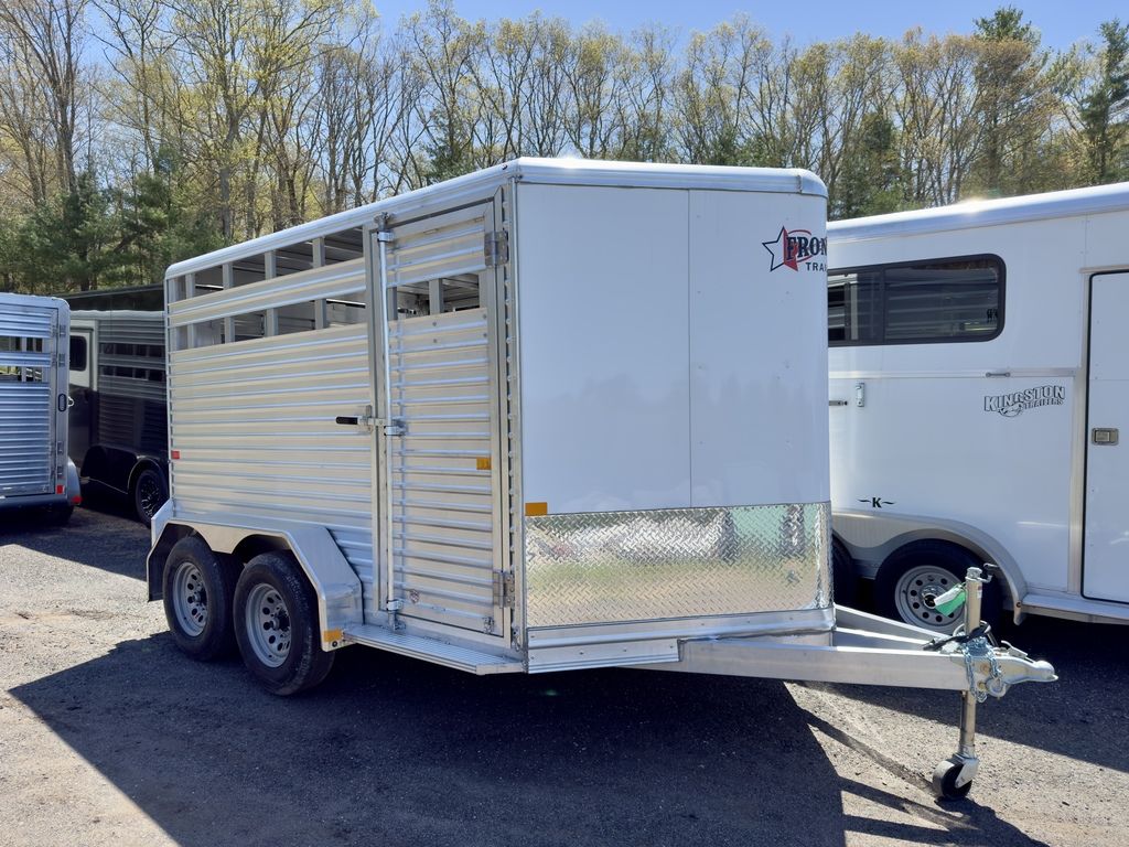 2027 Frontier Aluminum Trailers Livestock Bumper Pull Series 12'7" S15652 2027 Frontier Aluminum Trailers Livestock Bumper Pull Series 12'7" S15652