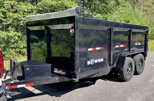 2025 B-WISE 14’ HIGH SIDE DUMP TRAILER