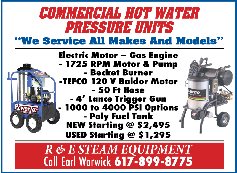 COMMERCIAL HOT WATER PRESSURE UNITS