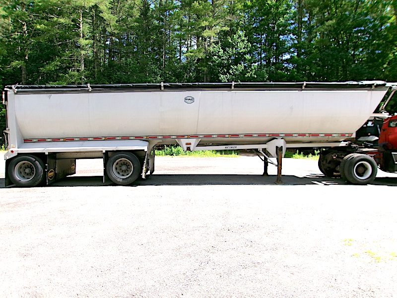 2015 MAC TANDEM SPLIT AXLE DUMP TRAILER