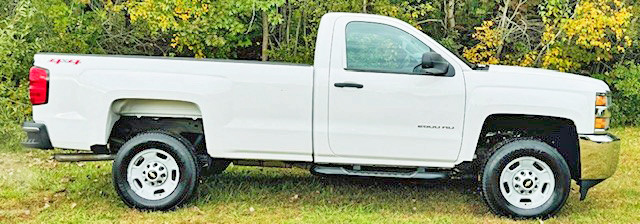 2016 CHEVY 2500 4X4 REGULAR CAB 8’ BED 4X4