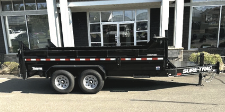 SURE-TRAC PRO SERIES 15.4K TELESCOPIC DUMP TRAILER